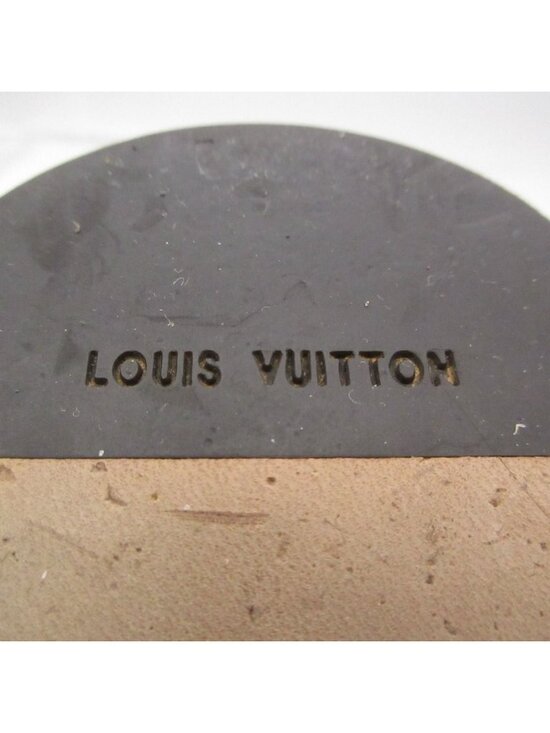 Louis Vuitton Dress Shoes Square Toe Outer Feather Lace Up Leather Black 6.5 main image 6